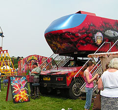 Funfair flight simulator