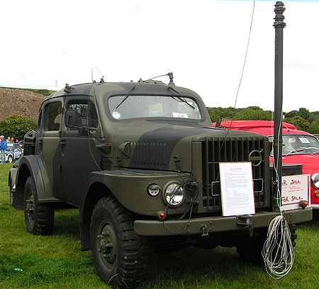 Sugga Swedish army Volvo radio car