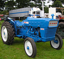 Blue Ford 2000 tractor