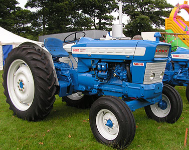 Ford blue tractor paint code