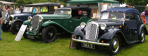 Singer owners club cars