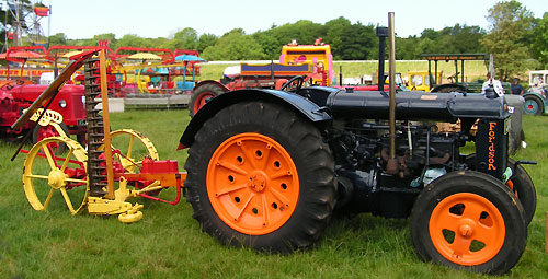 Fordson Standard N tractor with cutter