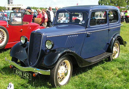 The Ford Model Y was built in 1934 with a 8 HP engine