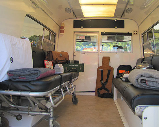bmc ambulance interior
