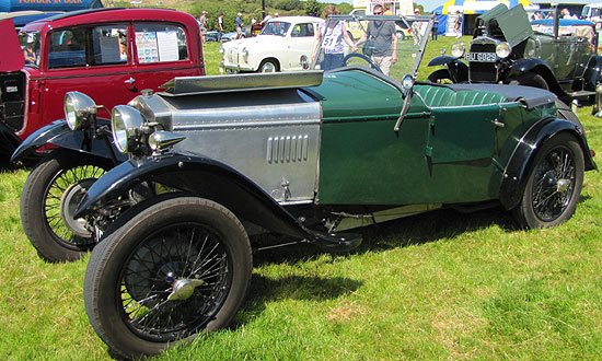 Frazer Nash fast tourer in profile