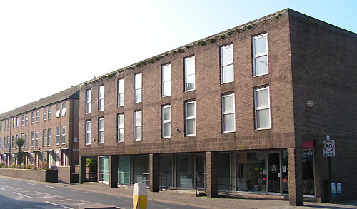 modern Duke Street flats above retail outlets