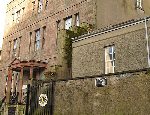 Love Lane at the end of Duke Street Whitehaven