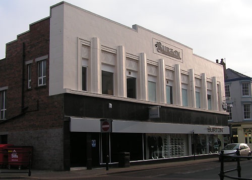 Burtons Art Deco building in Whitehaven