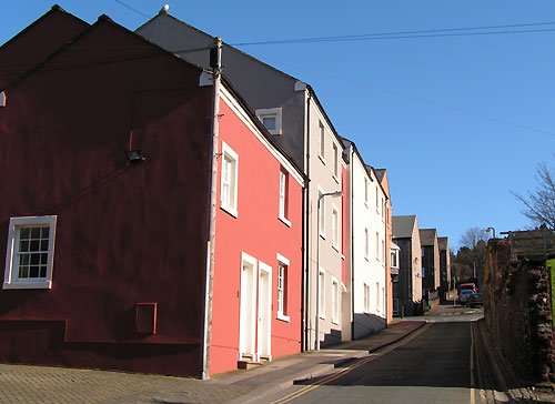 Georgian style houses on Whitehavens Michael street