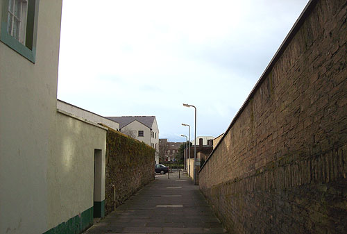 Looking along plumblands lane